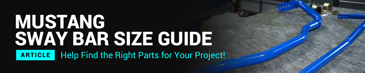 2010-2014 Mustang Sway Bars