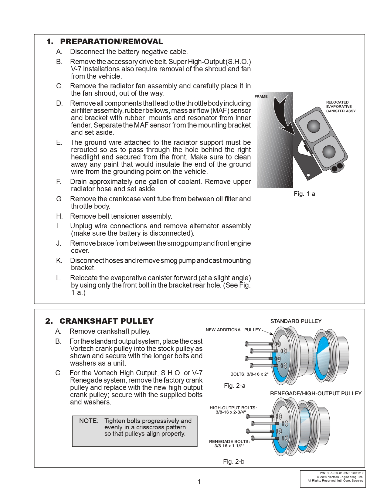 1986-93 Mustang Vortech V3 Installation Instructions - 1986-93 Mustang Vortech V3 Installation Instructions