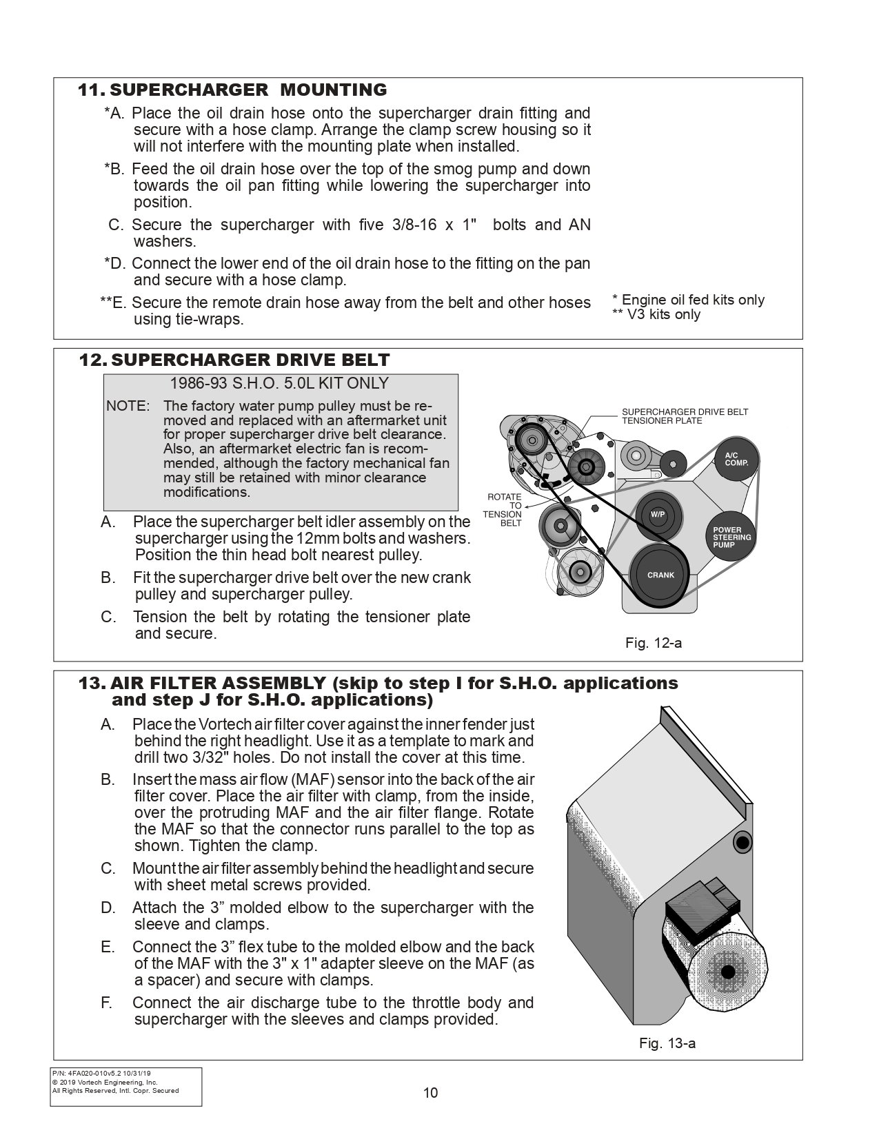 1986-93 Mustang Vortech V3 Installation Instructions - 1986-93 Mustang Vortech V3 Installation Instructions