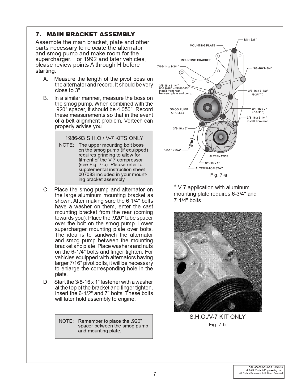 1986-93 Mustang Vortech V3 Installation Instructions - 1986-93 Mustang Vortech V3 Installation Instructions
