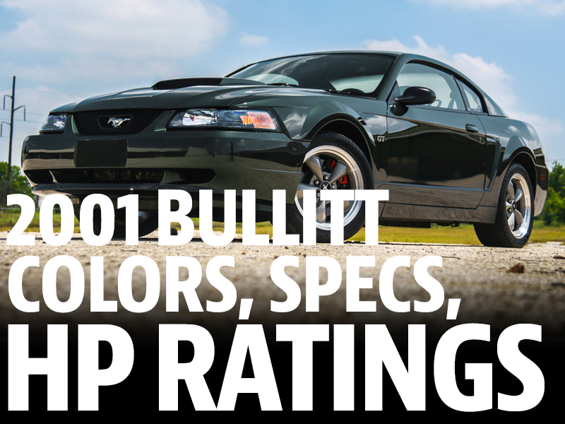 2001 Mustang Bullitt Specs Colors Horsepower Lmr