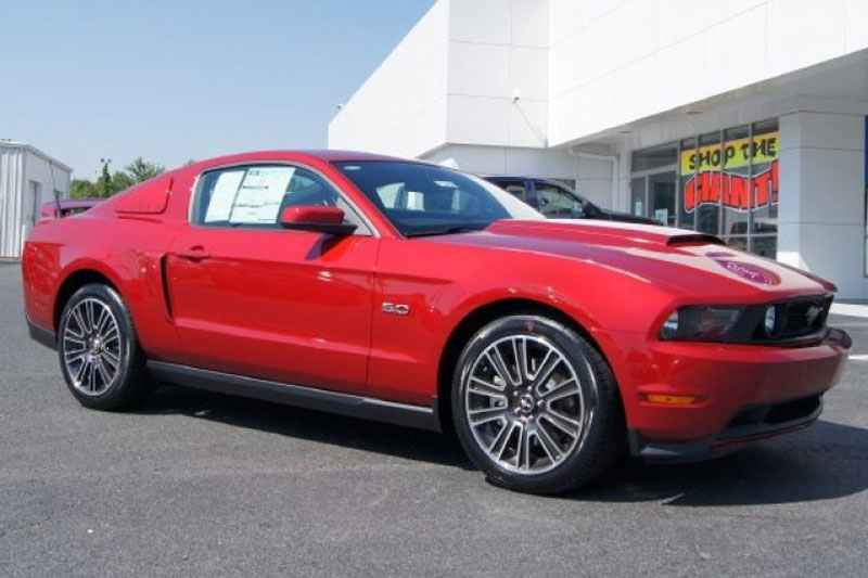 2012 Mustang Color Chart