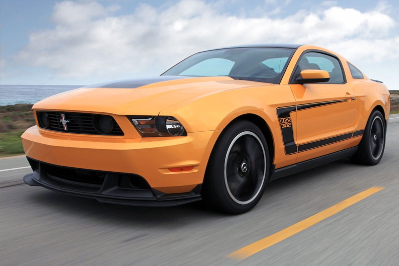 2012 Mustang Color Chart