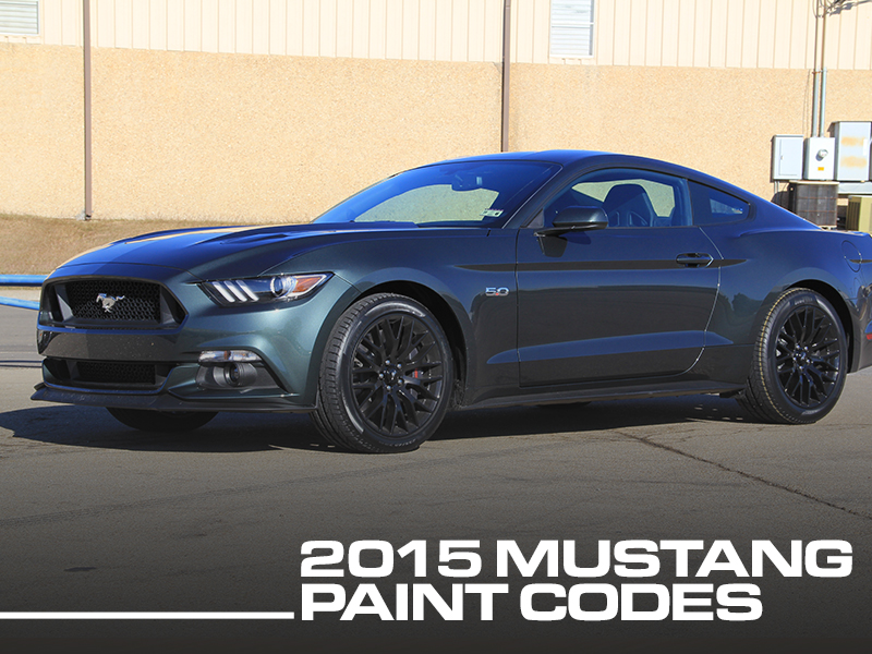 2015 Mustang Colors 2015 Mustang Paint Codes Lmr