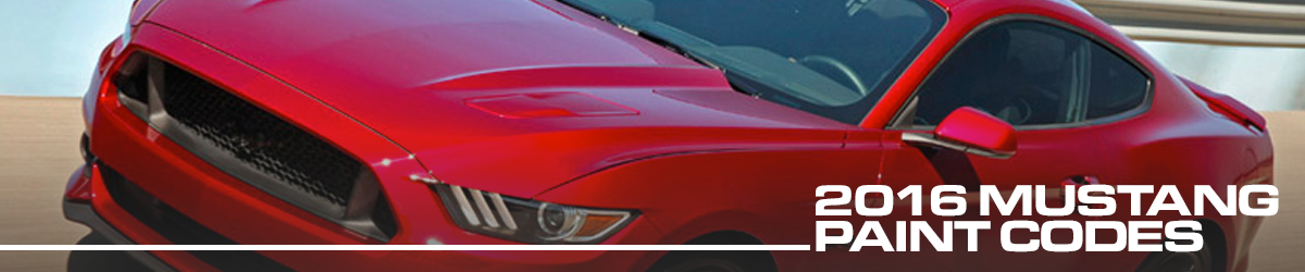 2016 Mustang Colors, Color Codes, & Photos