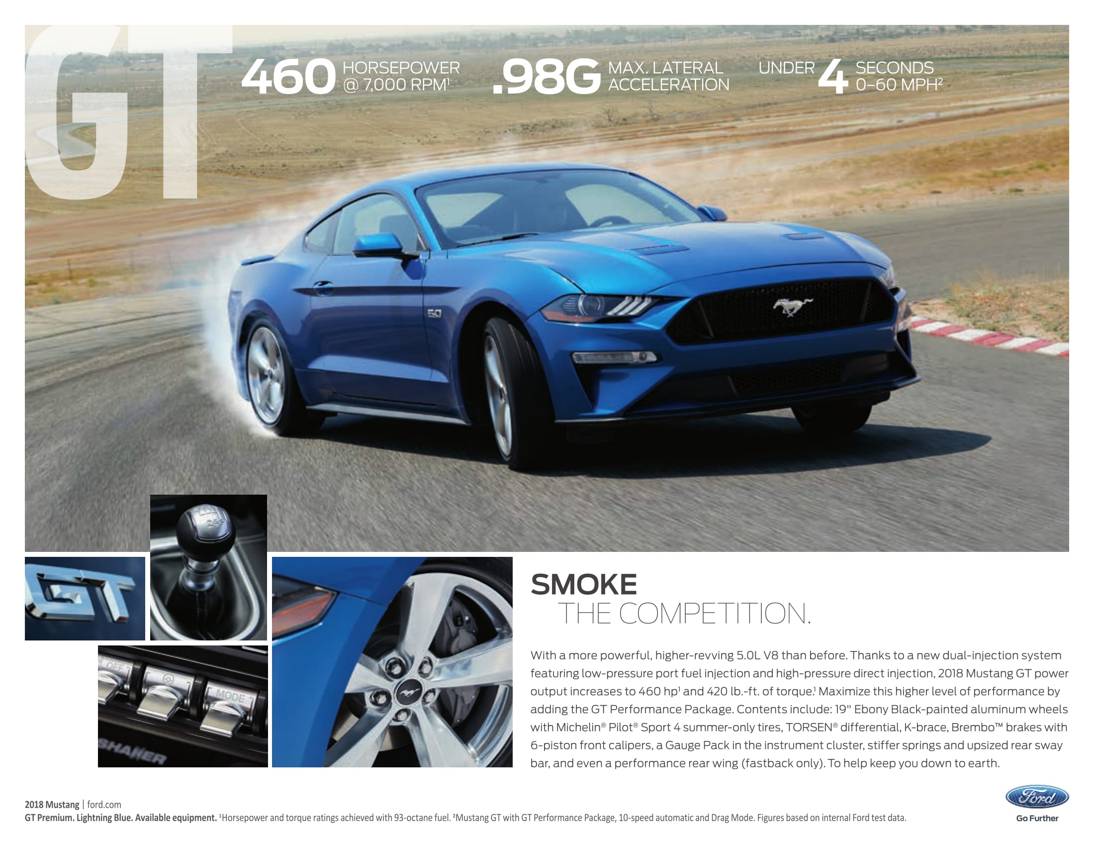 2018 ford mustang brochures