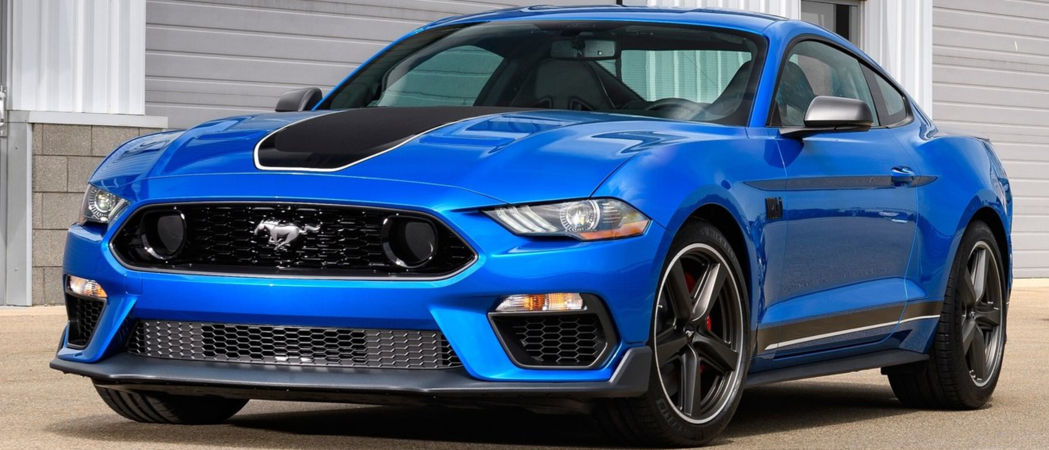 Blue deals 2021 mustang