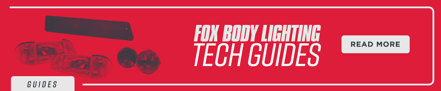 1979-1993 Fox Body Mustang Lighting Restoration