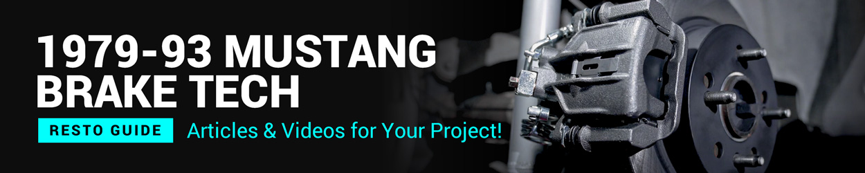 1979-1993 Mustang Fox Body Brakes