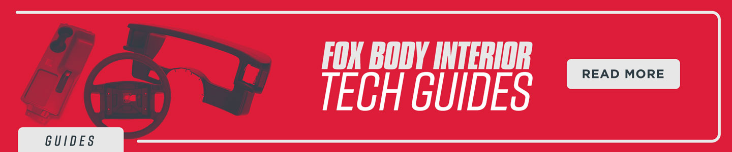 1979-1993 Fox Body Interior Parts & Accessories
