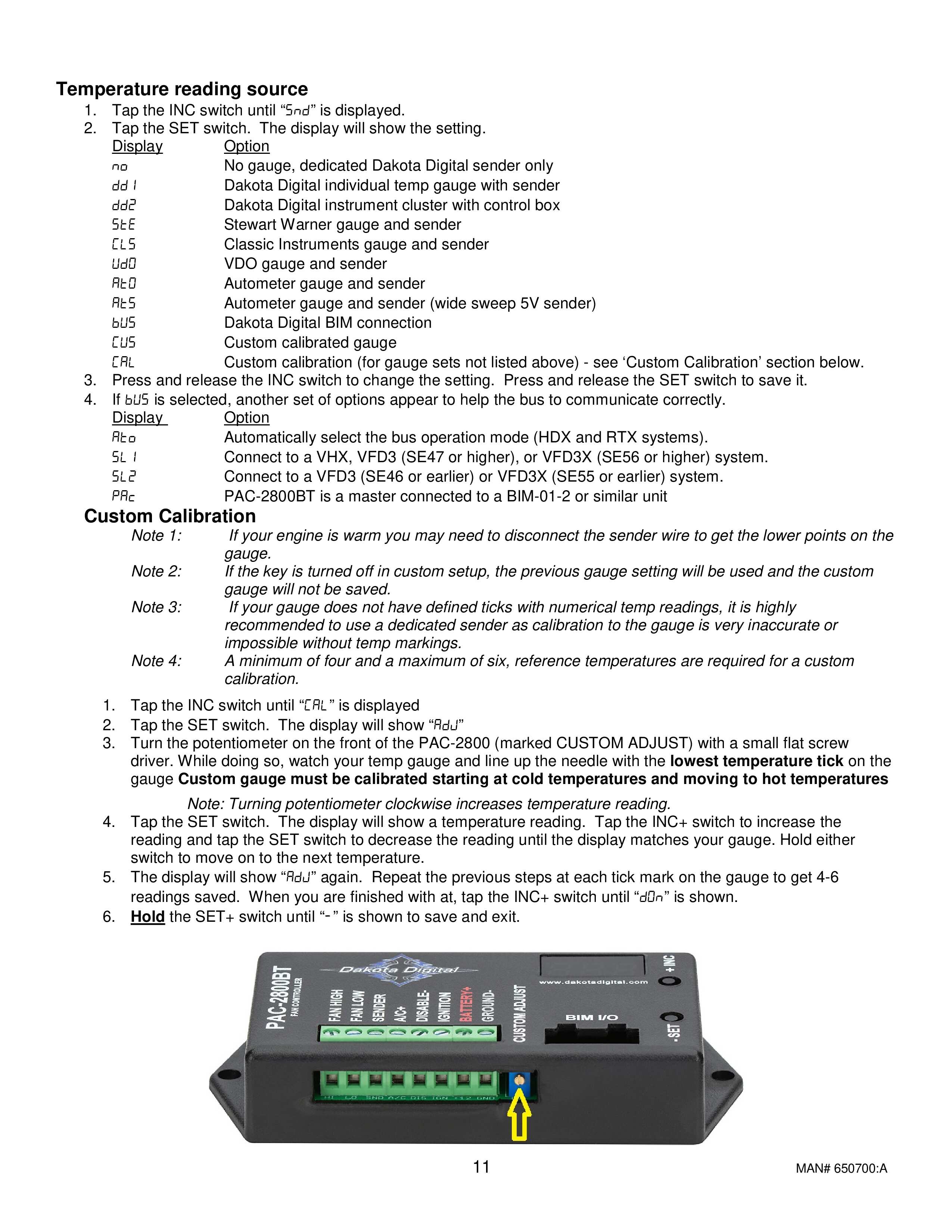 Dakota Digital Electric Fan Controller Installation Instructions - Dakota Digital Electric Fan Controller Installation Instructions