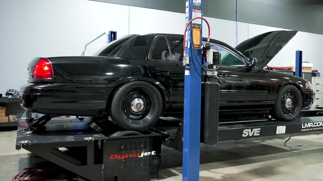 Ford Crown Victoria Police Interceptor Hits The Dyno! - Ford Crown Victoria Police Interceptor Hits The Dyno!