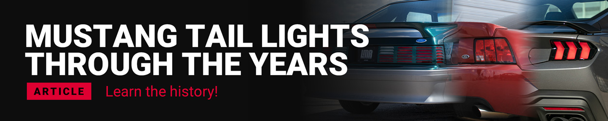 Ford Mustang Tail Lights Through The Years (1979-Present)