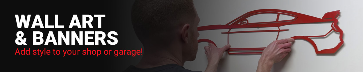 Metal Car Wall Art & Banners