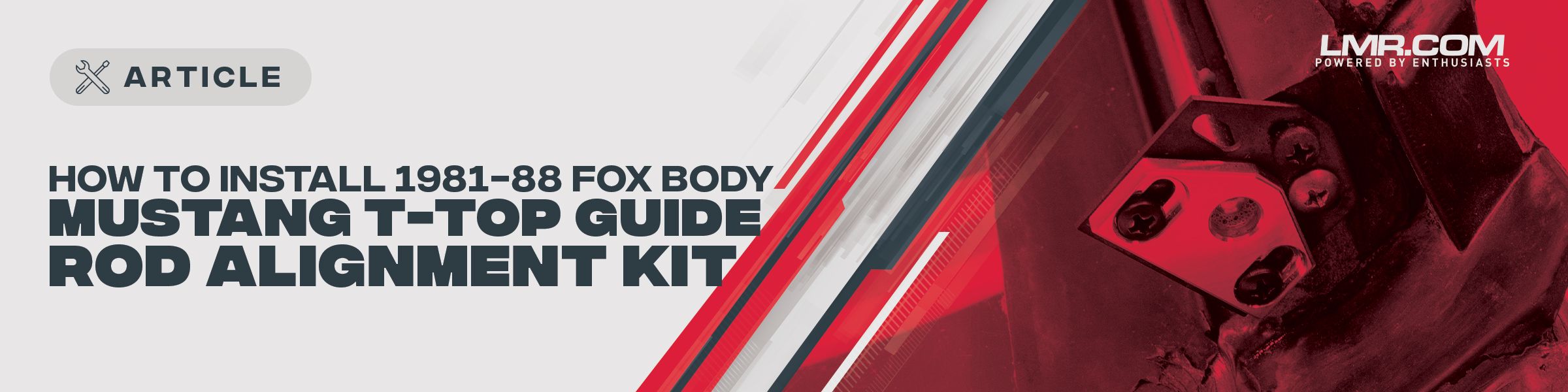 How To Install Fox Body Mustang T-Top Guide Rod Alignment Kit | 83-88 - How To Install Fox Body Mustang T-Top Guide Rod Alignment Kit | 83-88
