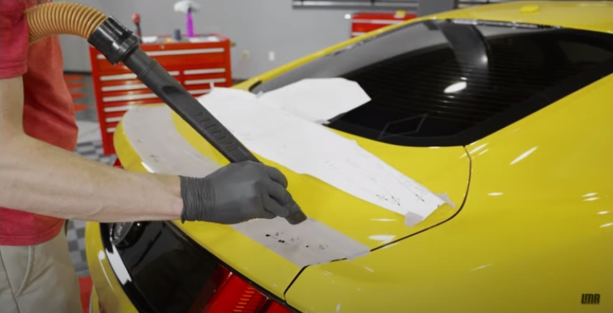 How To Install S550 Mustang Ford Performance Rear Spoiler w/Gurney Flap ...