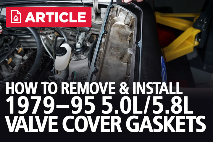 Install valve cover clearance gasket