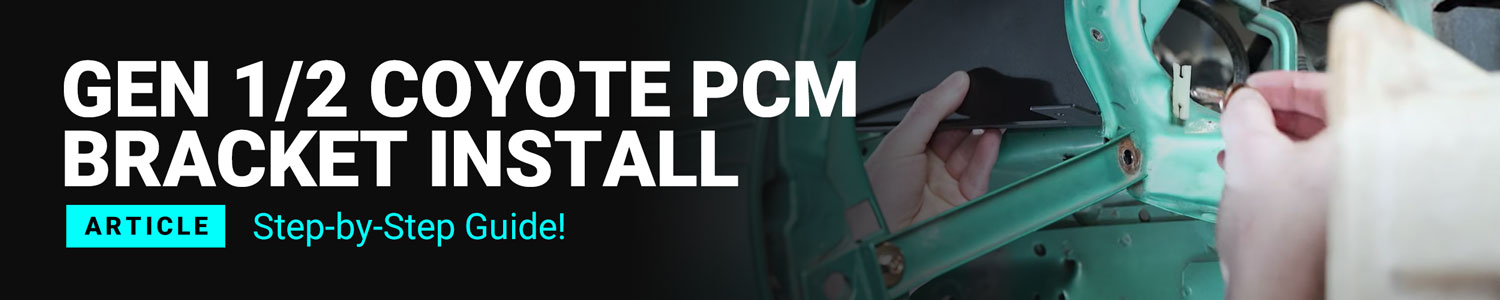 How To Install Gen 1-3 Coyote PCM Brackets | 1979-93 Mustang