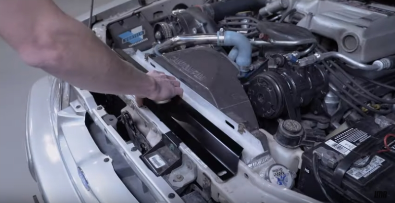 How To Install Fox Body Mustang SVE Aluminum Radiator Hold Down Brackets | 79-93 - How To Install Fox Body Mustang SVE Aluminum Radiator Hold Down Brackets | 79-93