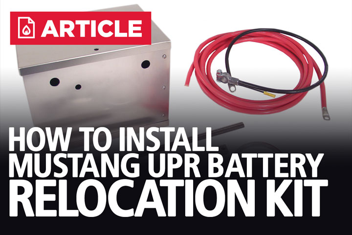 Trunk Mounted Battery Relocation Wiring Kit