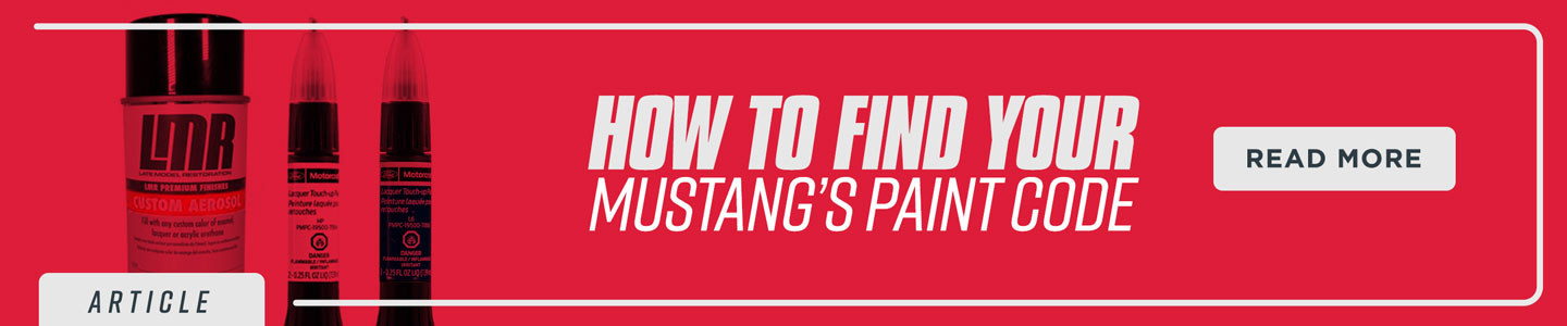 Mustang Paint Codes