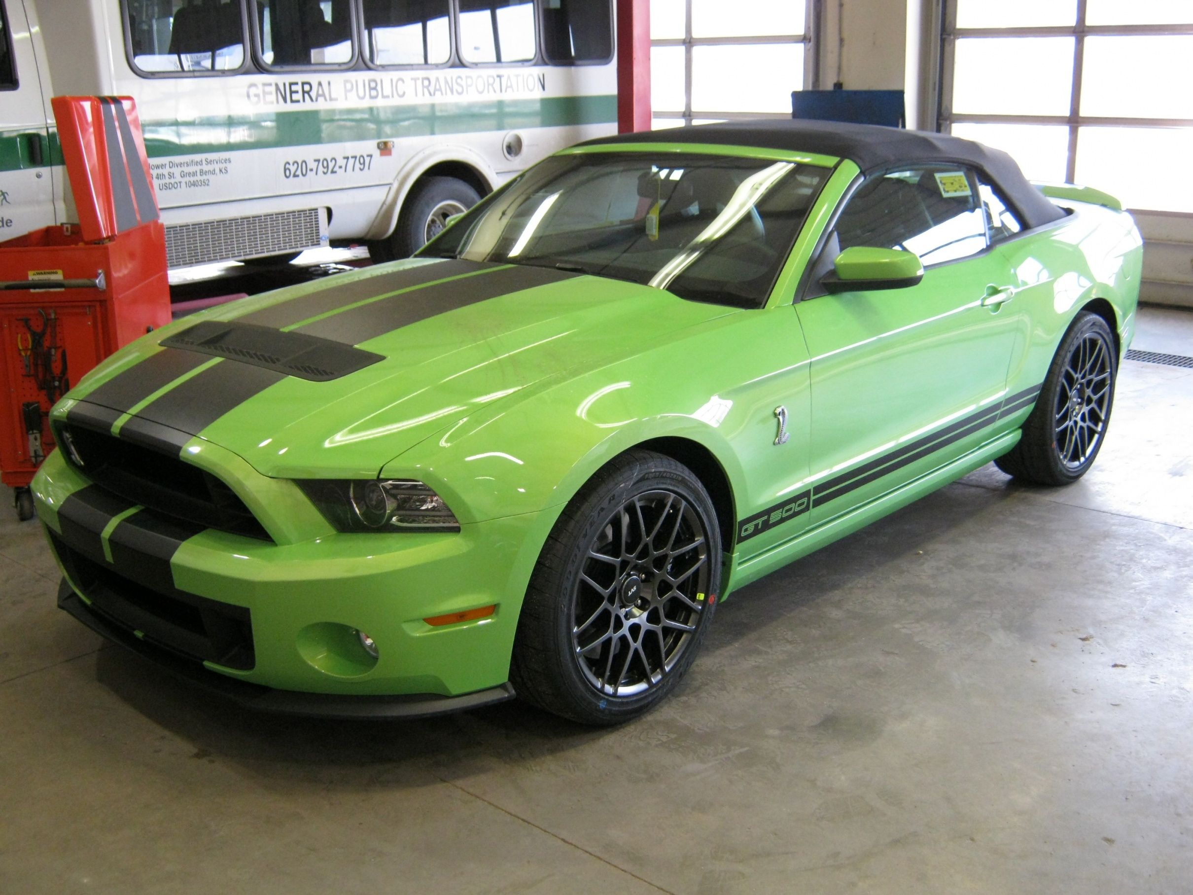 From the Carchives: Lime Green S197 GT at the Canadian International Auto  Show : r/Mustang