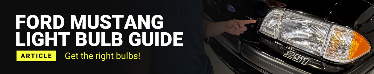 Mustang Light Bulb Identification Guide