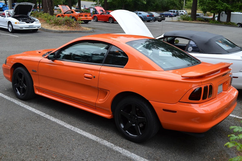 Mustang Orange Colors & Paint Codes - Mustang Orange Colors & Paint Codes