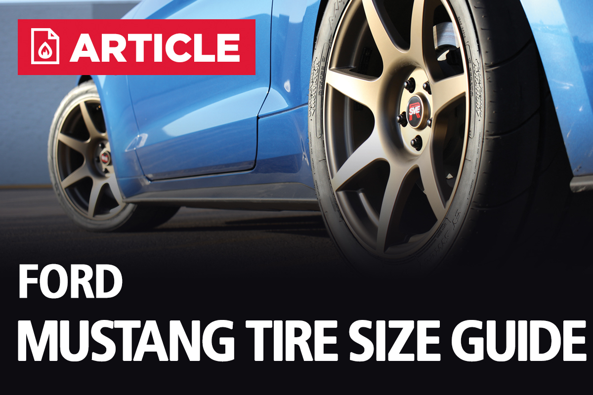 Mustang Tire Size Chart