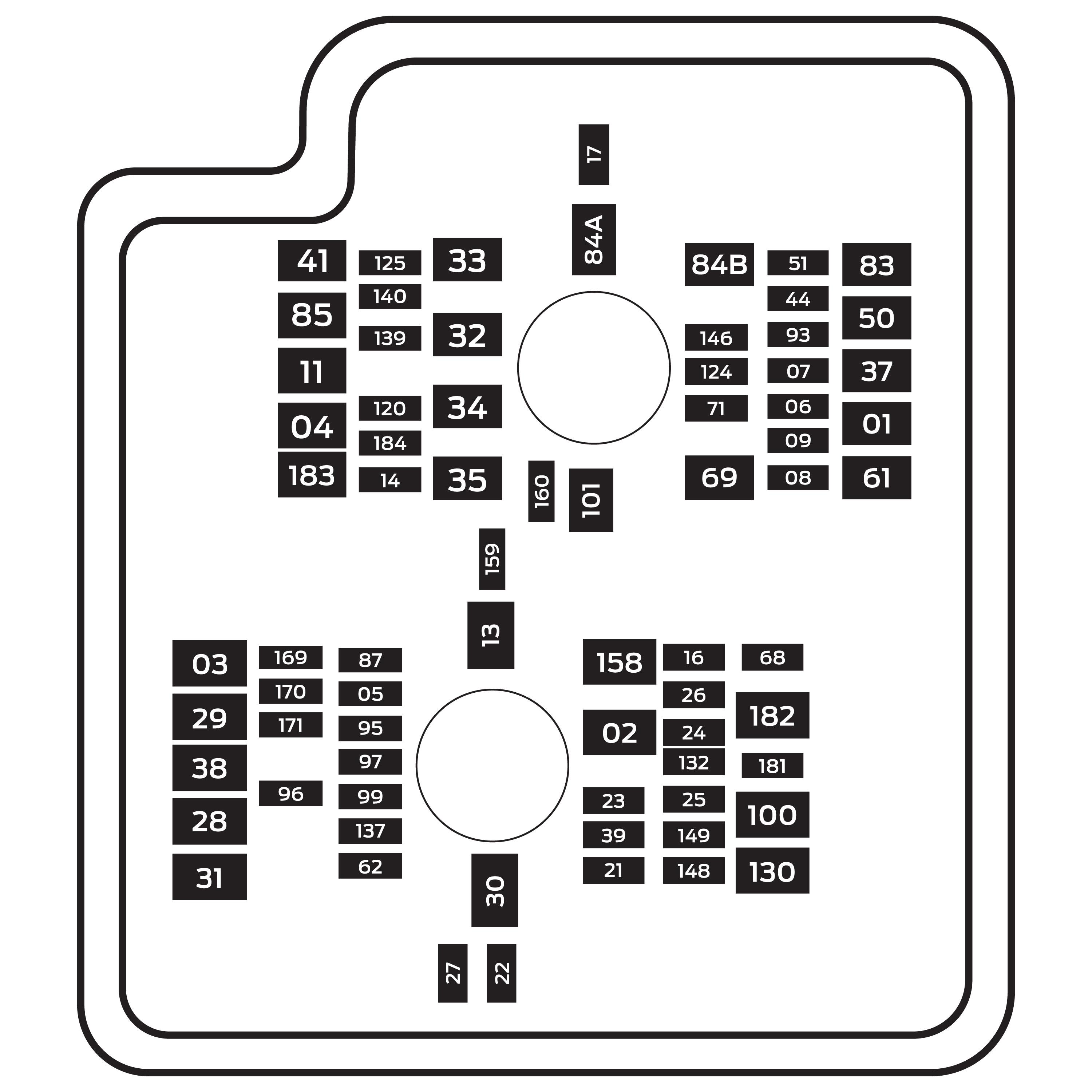 S650 2024 2025 Mustang Fuse Panel Diagram LMR