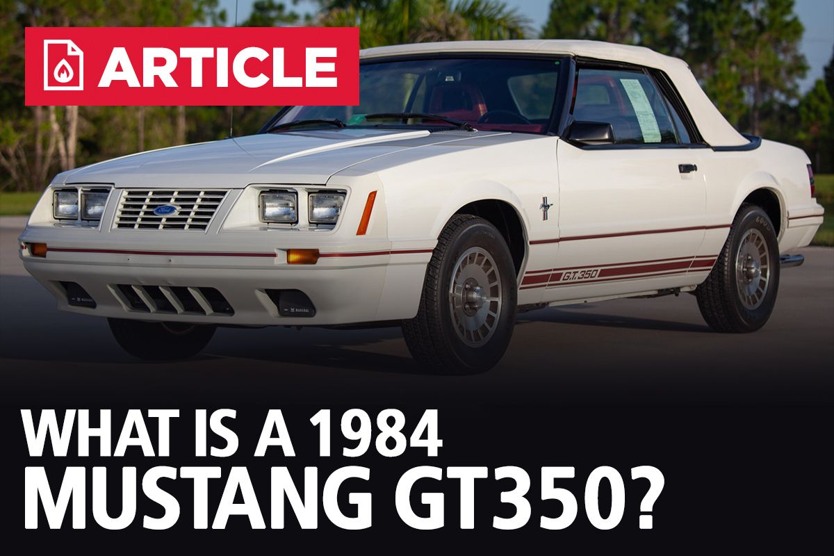 What Is A 1984 Mustang GT350? - LMR.com, image size:1200x800